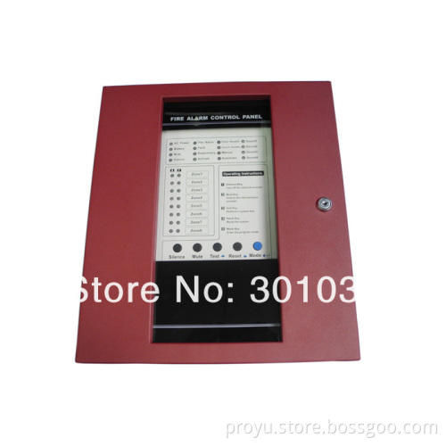 Widely use reverse polarity protection 8 zones conventional fire alarm control panel board